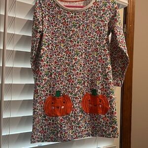 Super cute floral pumpkin boutique dress